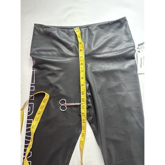 NUX Womens Stella High Rise‎ Leggings Black Size XL NWT - Picture 3 of 8